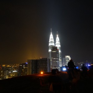 Twin Towers, Aussicht HELI Lounge in Kuala Lumpur