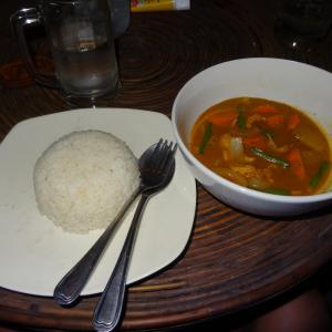 Red Curry mit Hühnchen